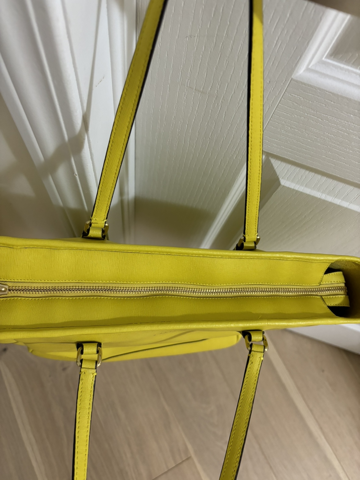 Coach Yellow Leather Tote Bag - photo 3