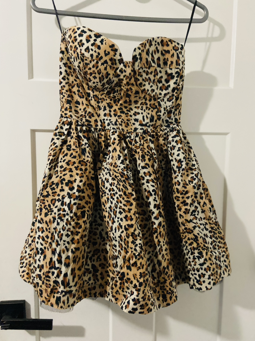 Leopard print dress