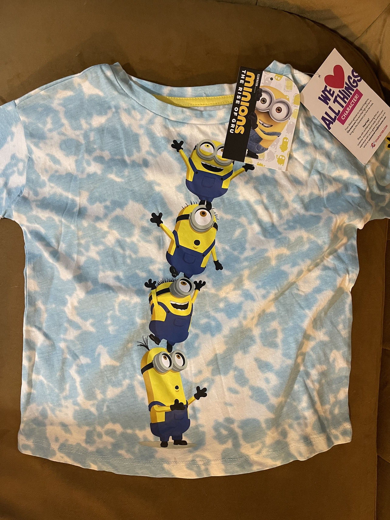Minions Tie Dye T-Shirt 5-6 years
