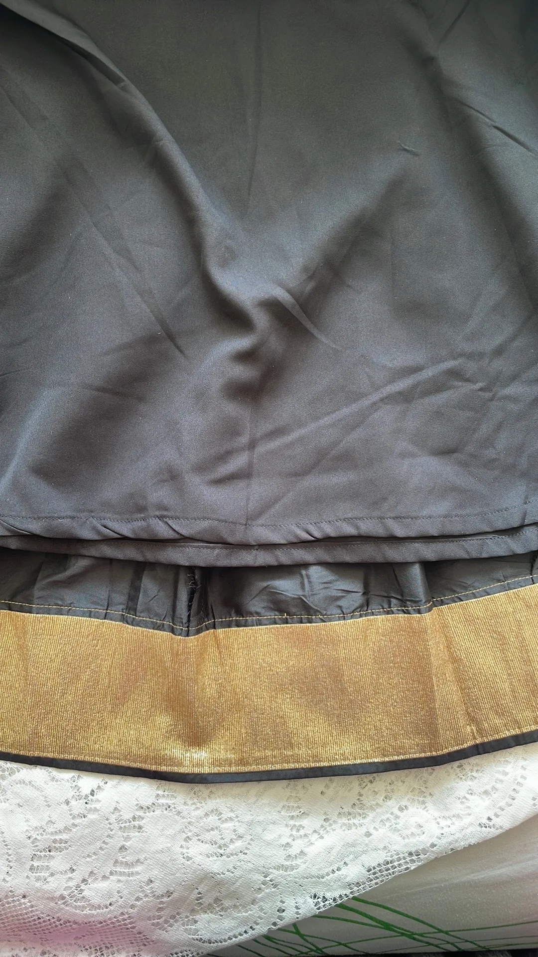 Black & Golden Anarkali Suit Set 🪔 (SMALL) New image indicator(8)