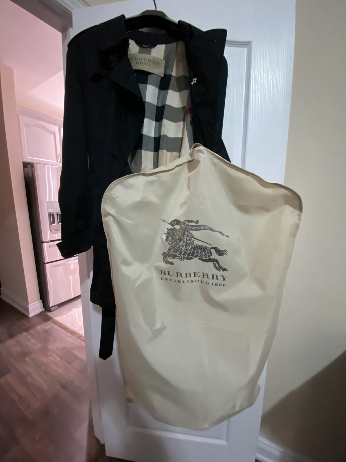 Burberry Black Trench Coat