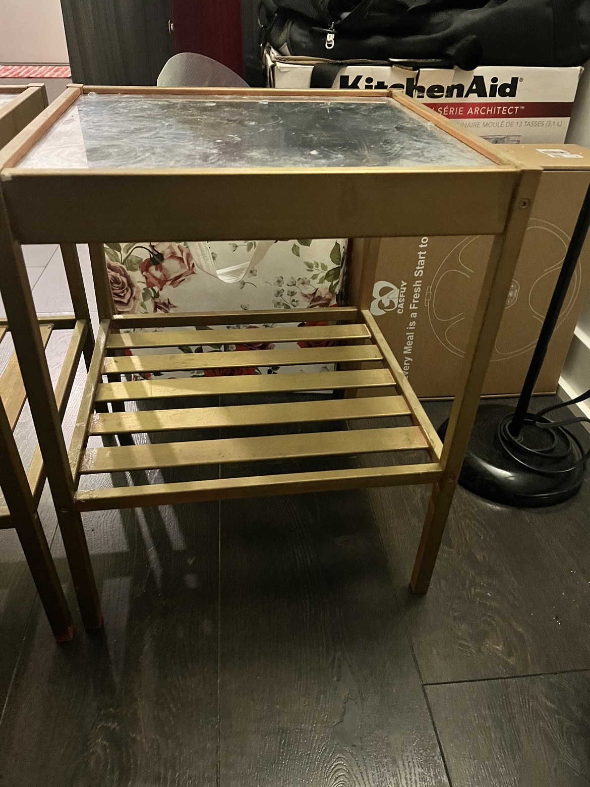 2 Gold Tables  *read description bfr msging* - photo 4