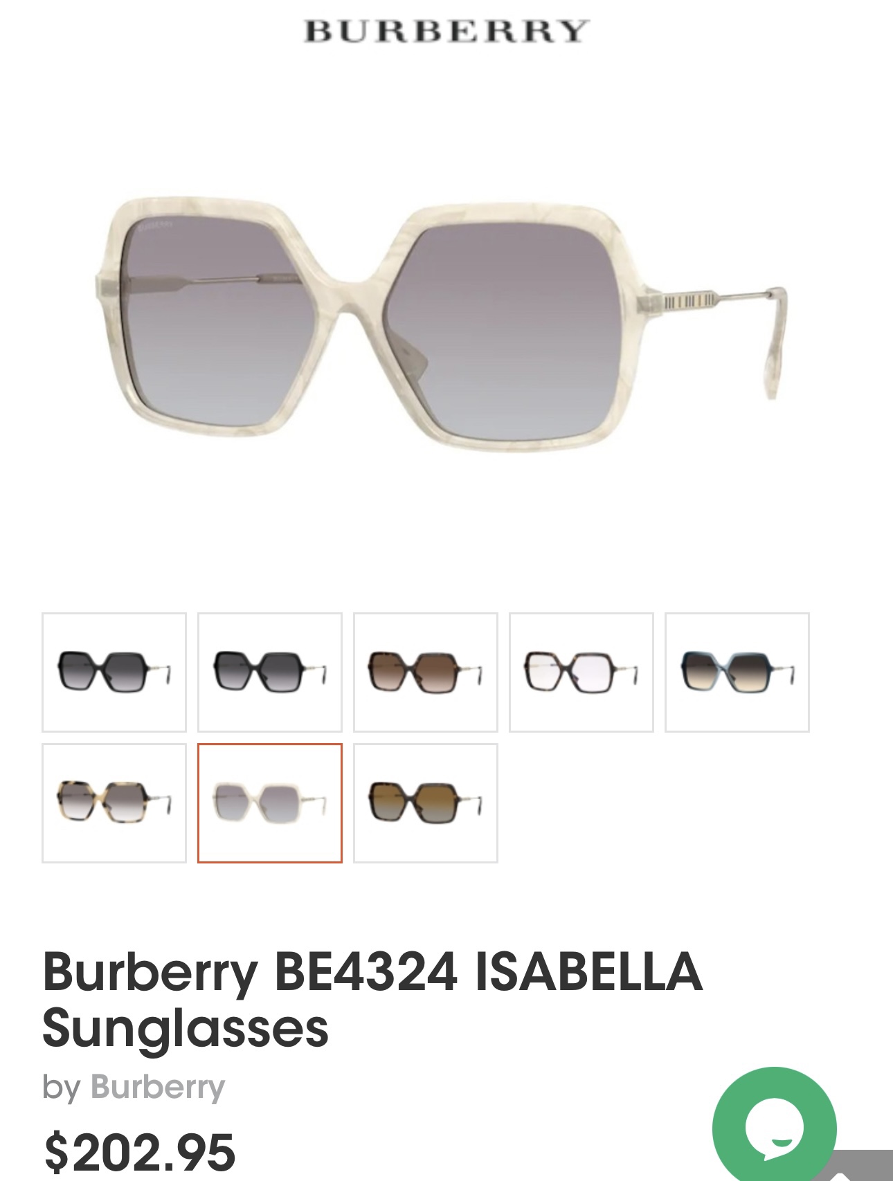 Burberry BE4324 ISABELLA Sunglasses