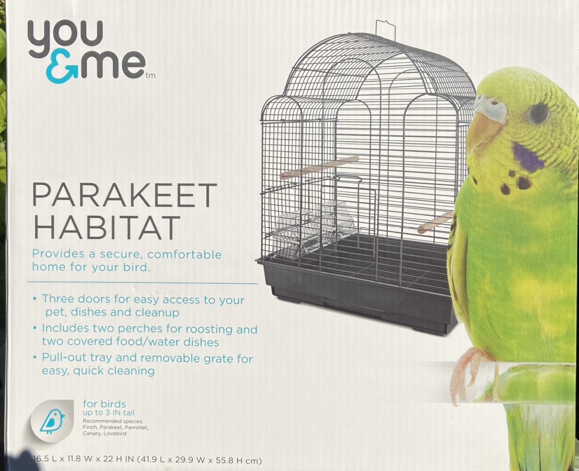 You & Me Parakeet Habitat Bird Cage