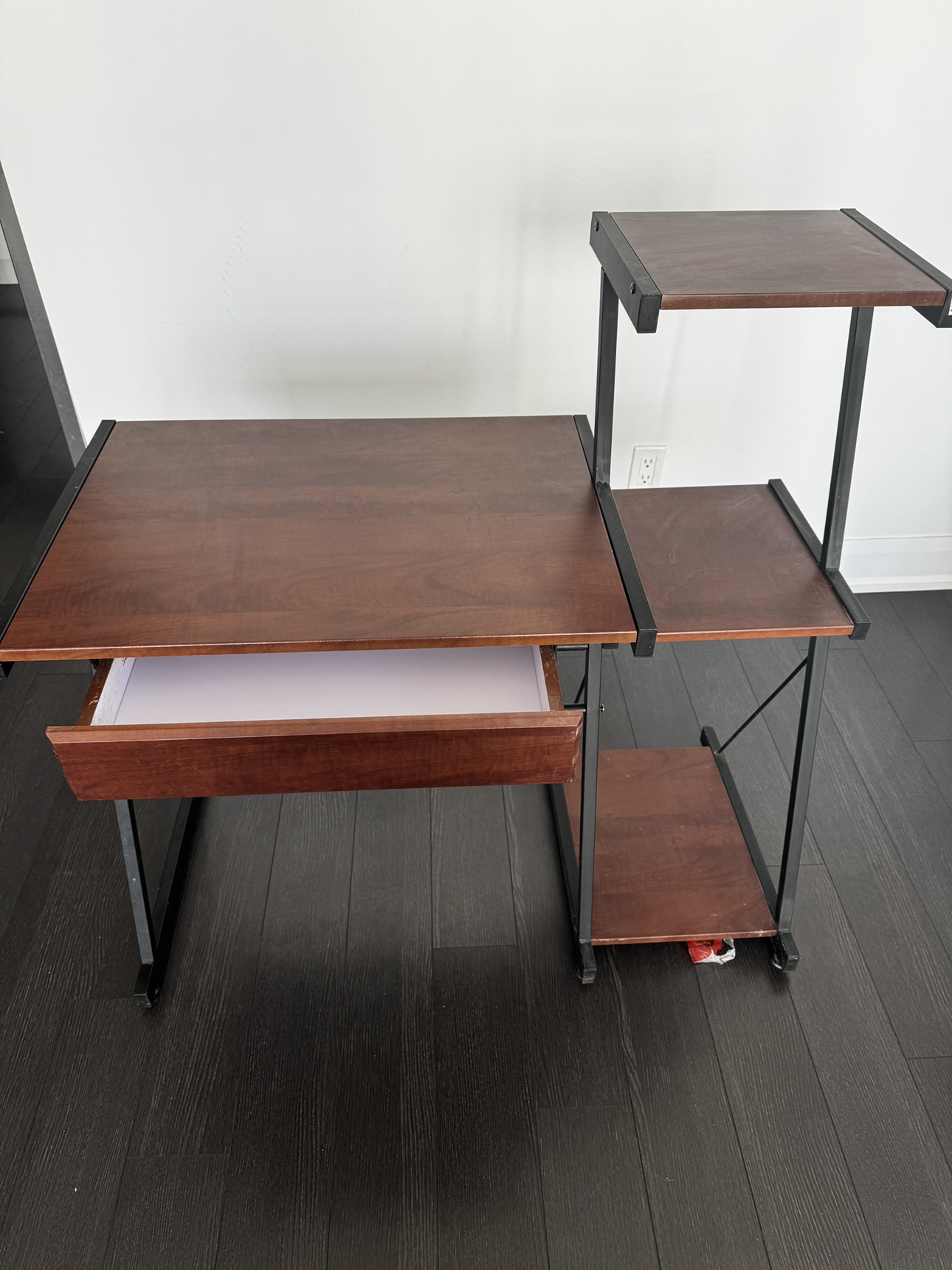 Computer Desk with Shelf - photo 2