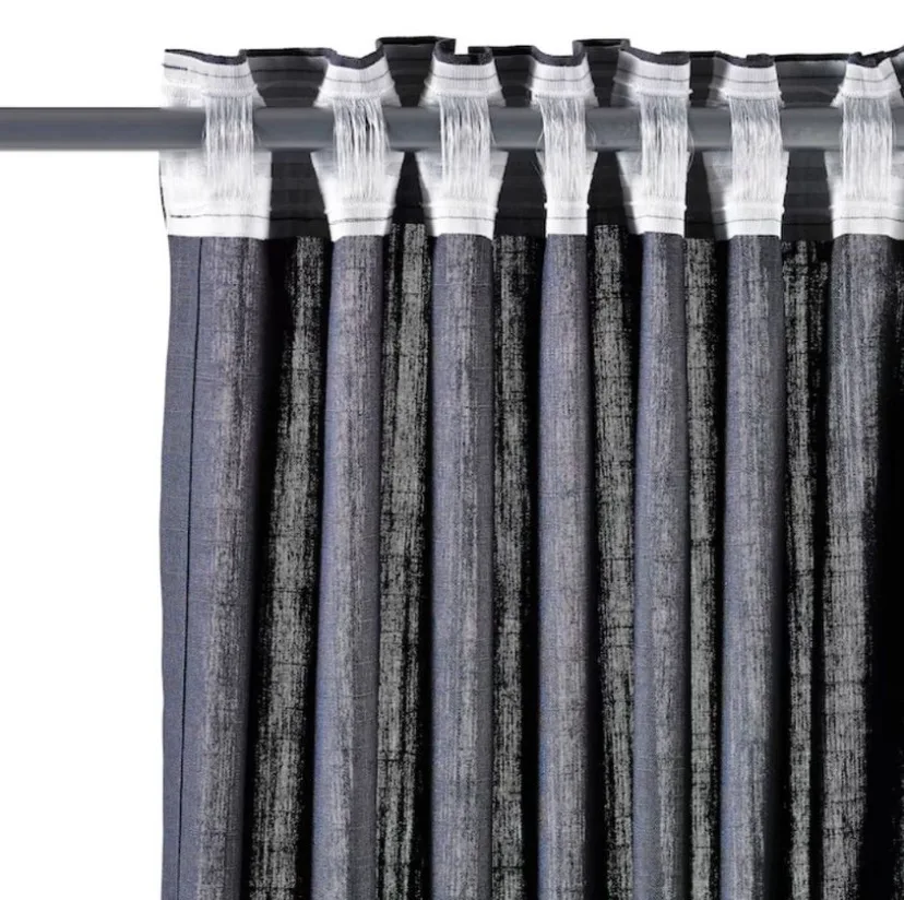 Grey IKEA Ritva Curtains image indicator(4)
