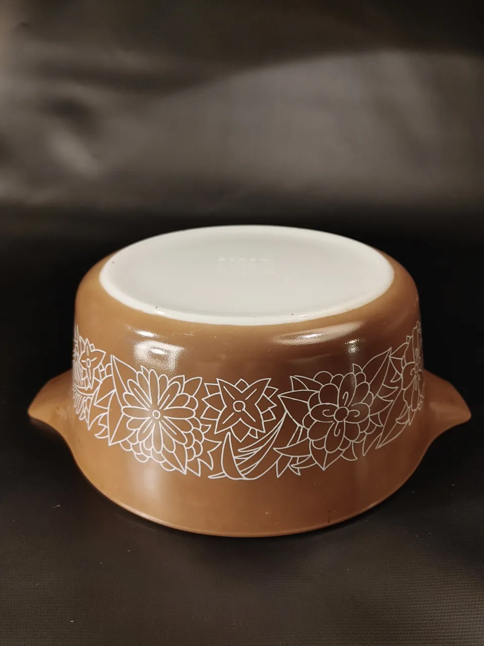 Pyrex Mixing Bowl Brown Floral image indicator(2)
