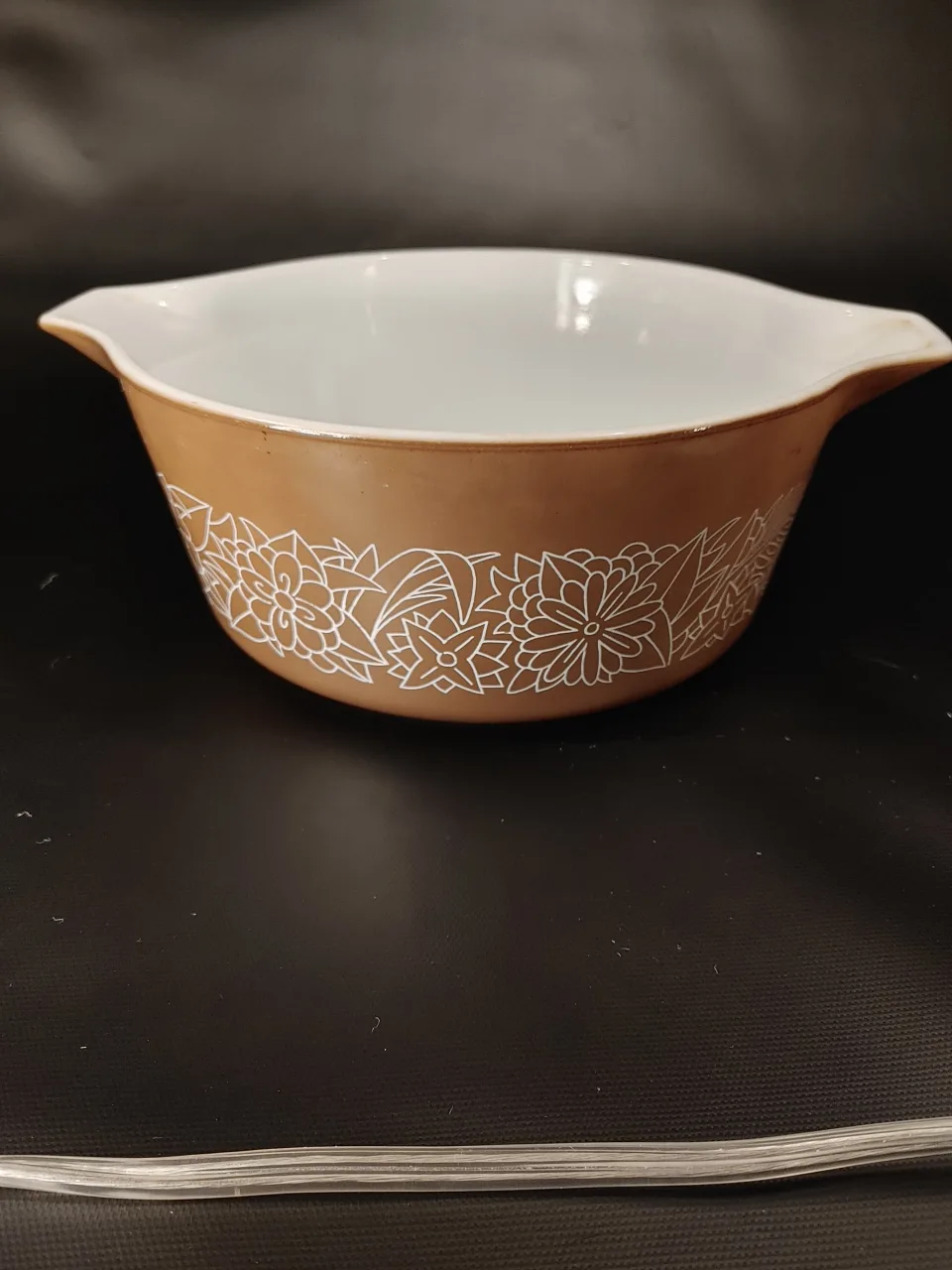 Pyrex Mixing Bowl Brown Floral image indicator(3)