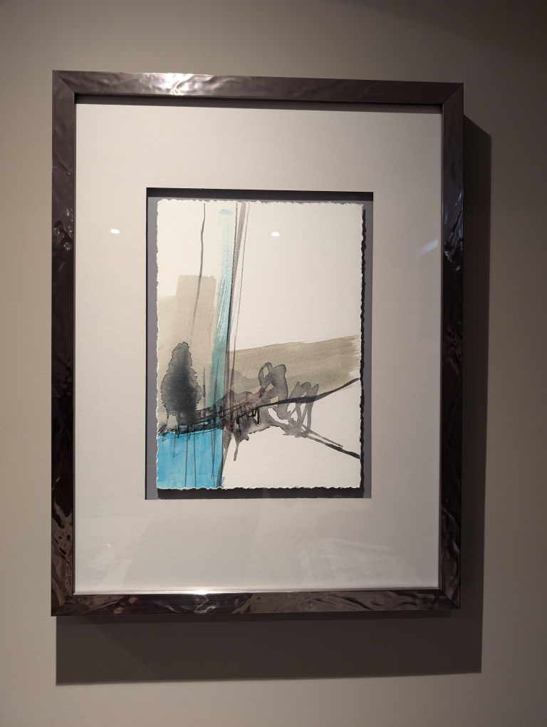 Framed Abstract Artwork x 3 - photo 4