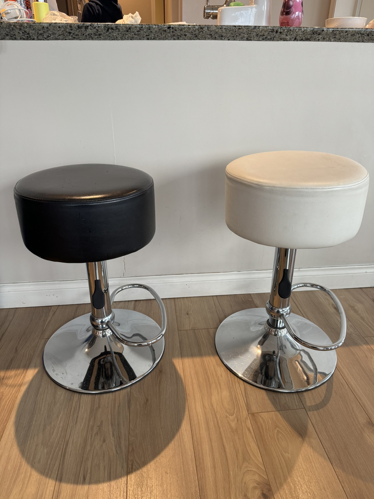 Red white and black Bar Stool - photo 3
