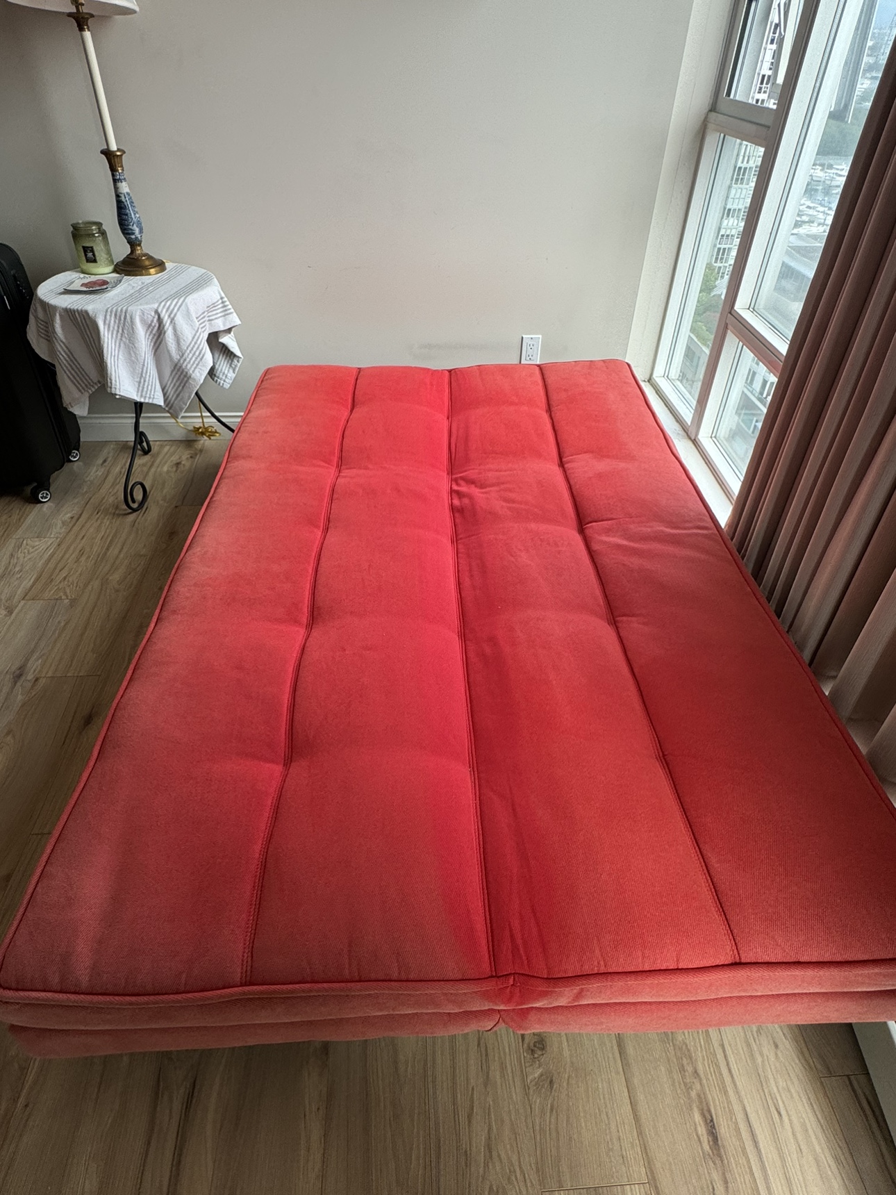 Red Futon Couch