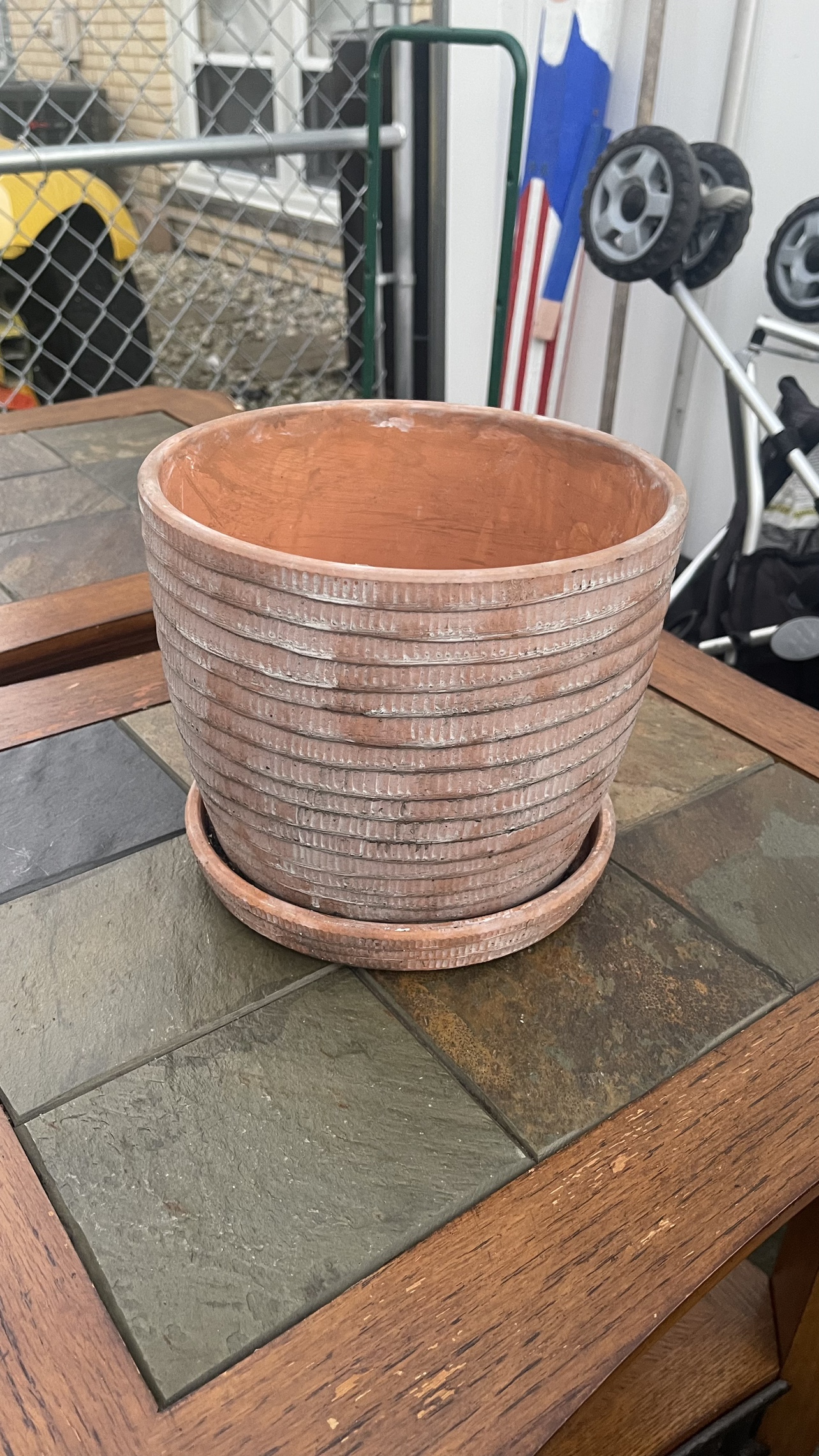 Terracotta Planter with Saucer check more pictures