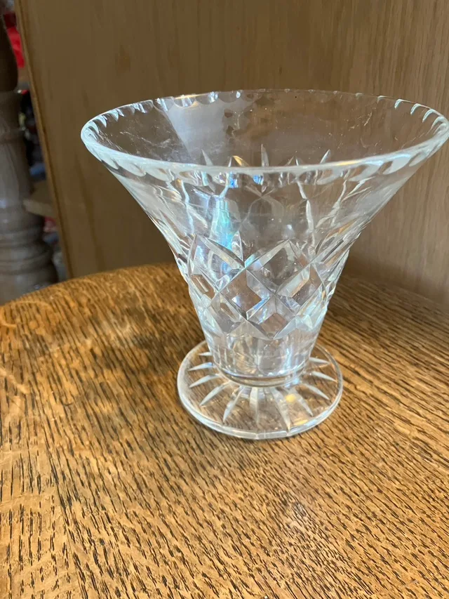 Crystal Cut Glass Vase 5” image indicator(2)