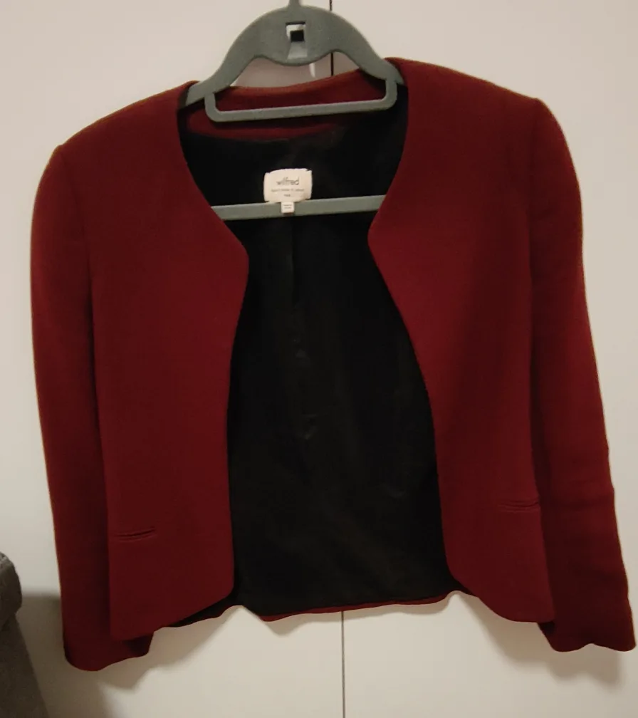 Wilfred Burgundy Blazer thumbnail