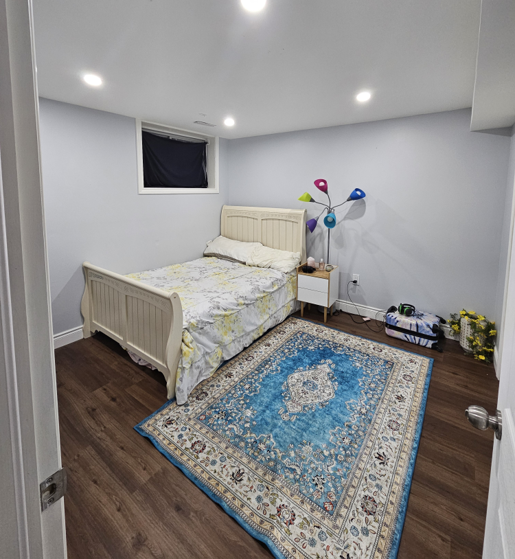 Queen sized bed and mattress