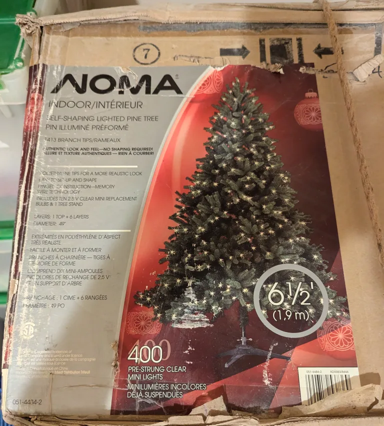 Noma 6 1/2 ft. Pre-Lit Artificial Christmas Tree thumbnail