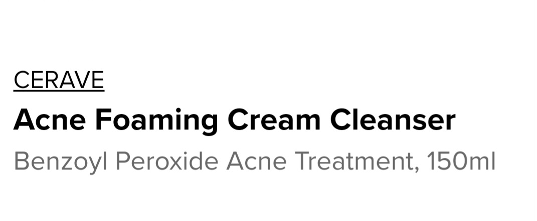 CeraVe Acne Foaming Cream Cleanser - photo 2