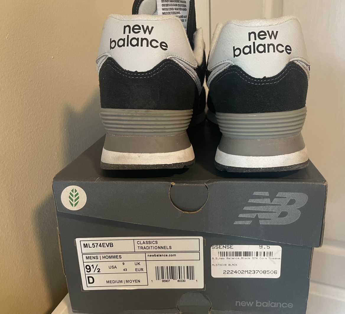 New Balance 574 Black/Grey - photo 2