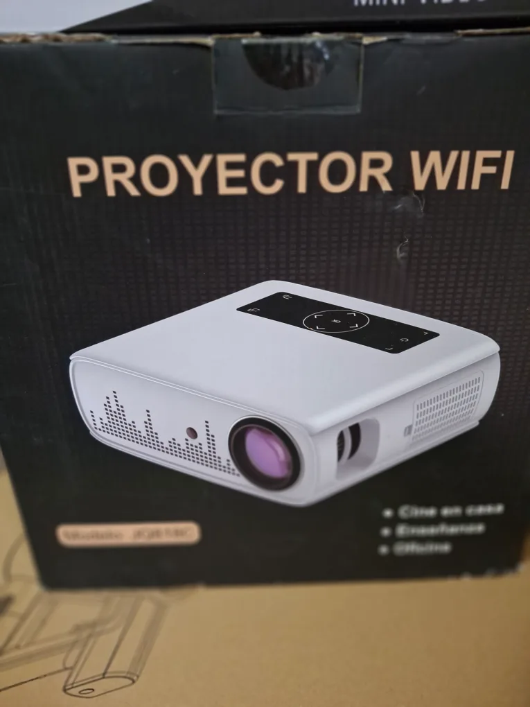Mini Projector with Bluetooth, WiFi and Mirrorcast image indicator(7)