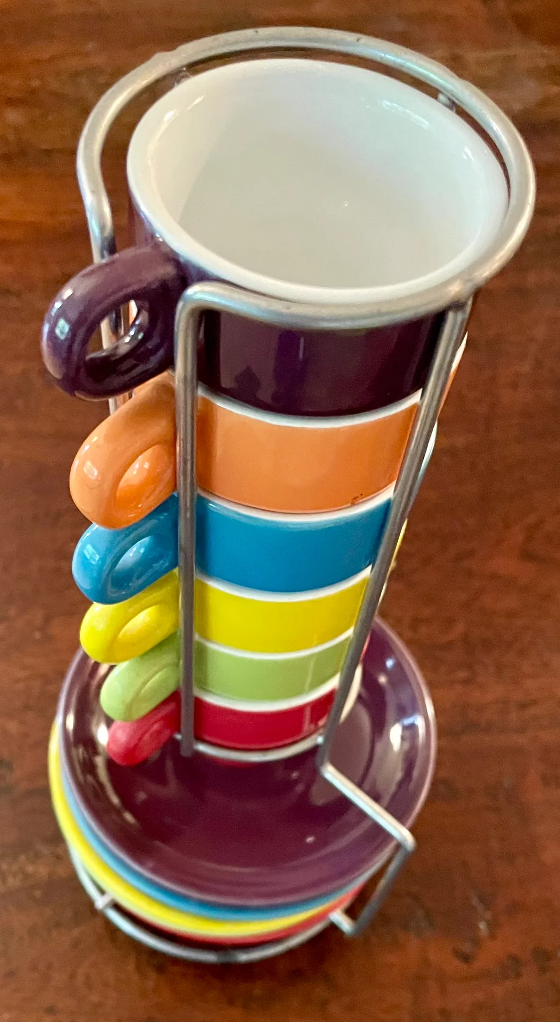 Rainbow espresso cups - set of 6 image indicator(3)