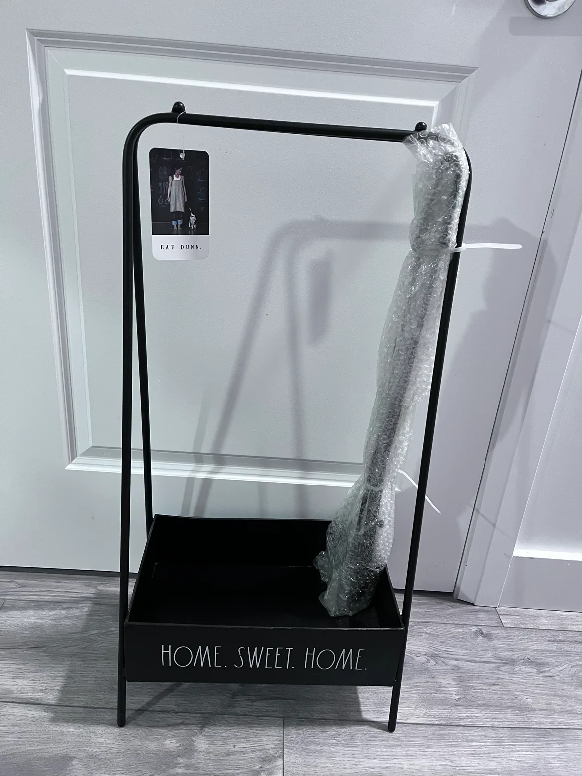 Rae Dunn blanket storage