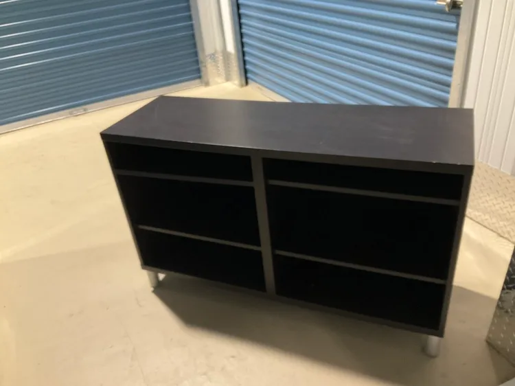 Black/Dark Brown IKEA Entertainment Unit thumbnail