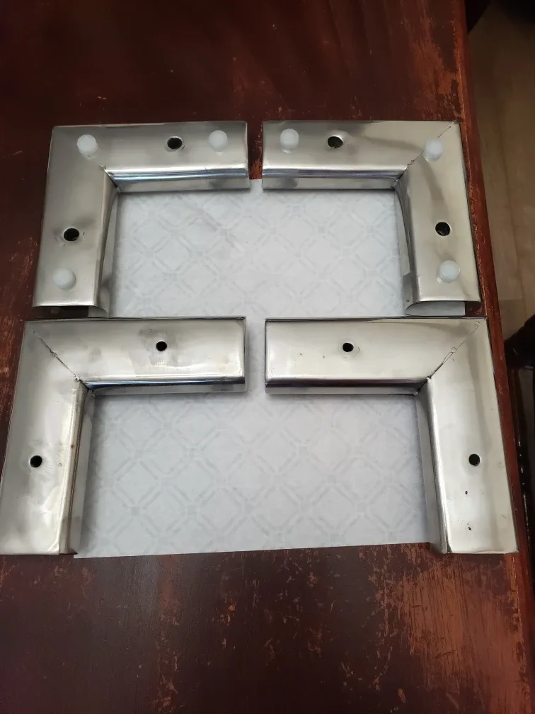 Stainless Steel Corner sofa Leg  Brace thumbnail