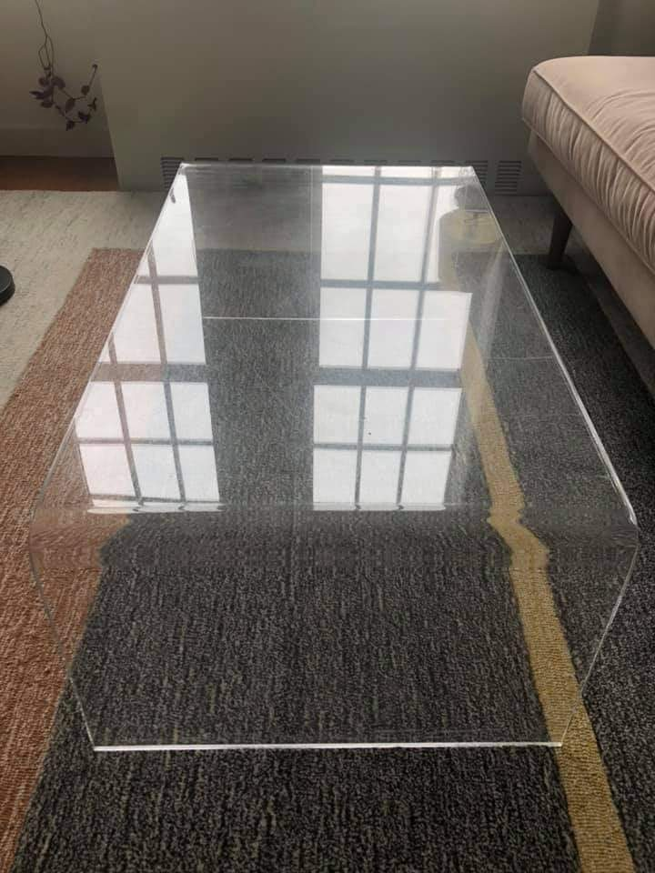 CB2 Peekaboo Acrylic Tall Coffee Table - photo 3