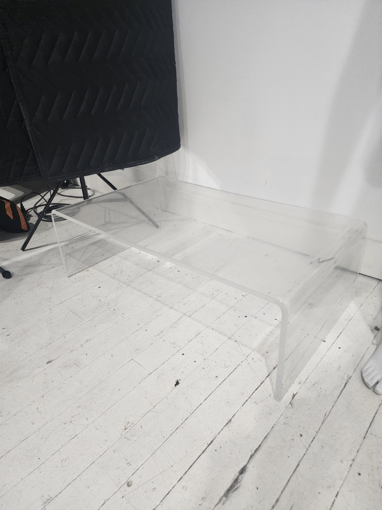 CB2 Peekaboo Acrylic Tall Coffee Table - photo 4