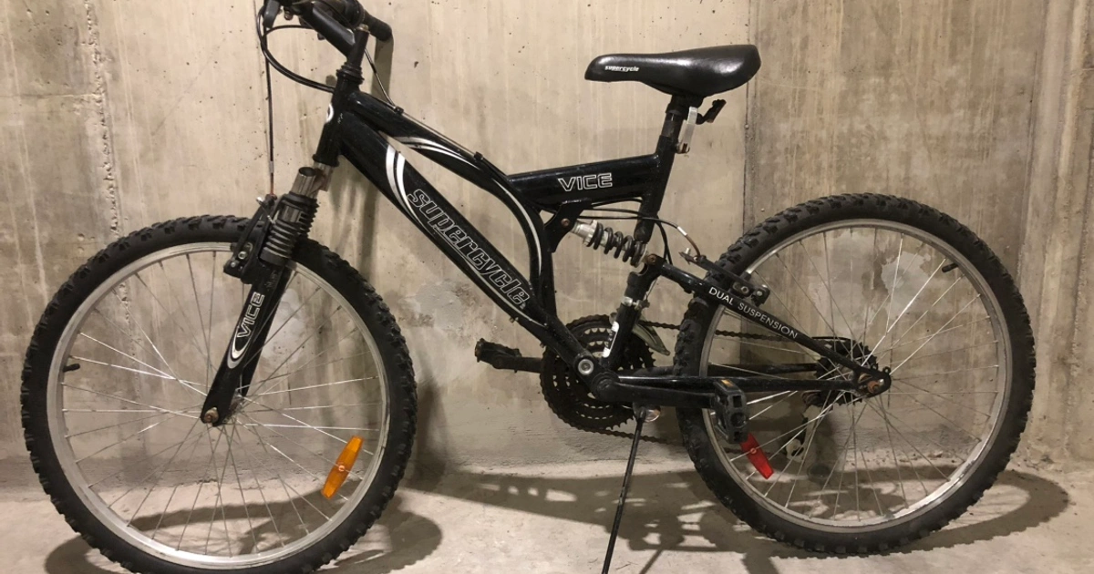 Supercycle Vice 21 Speed Dual Suspension Mountain Bike Karrot