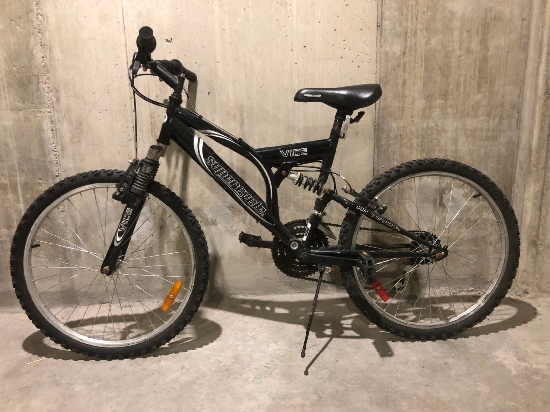 Supercycle Vice 21 Speed Dual Suspension Mountain Bike Karrot