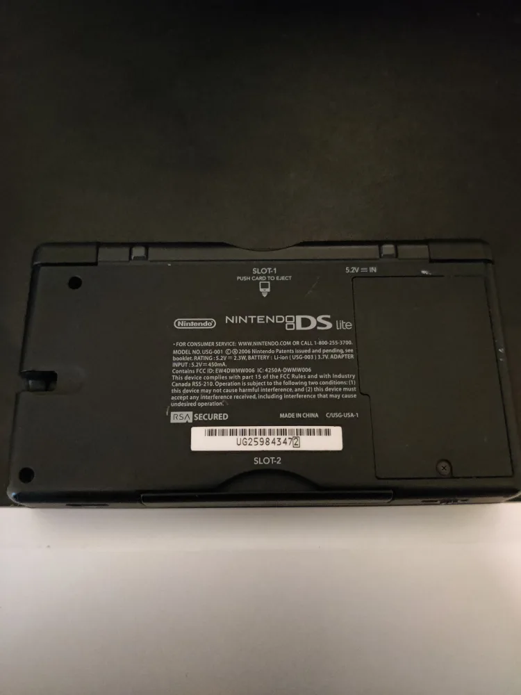 Blue Nintendo DS Lite image indicator(3)
