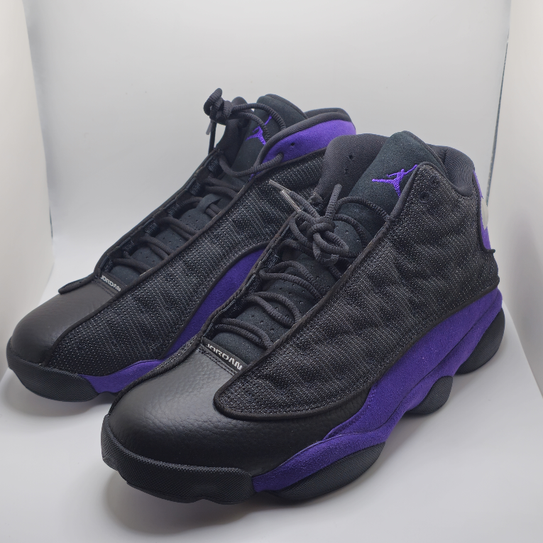 Air Jordan 13 Retro Black Court Purple Size 12
