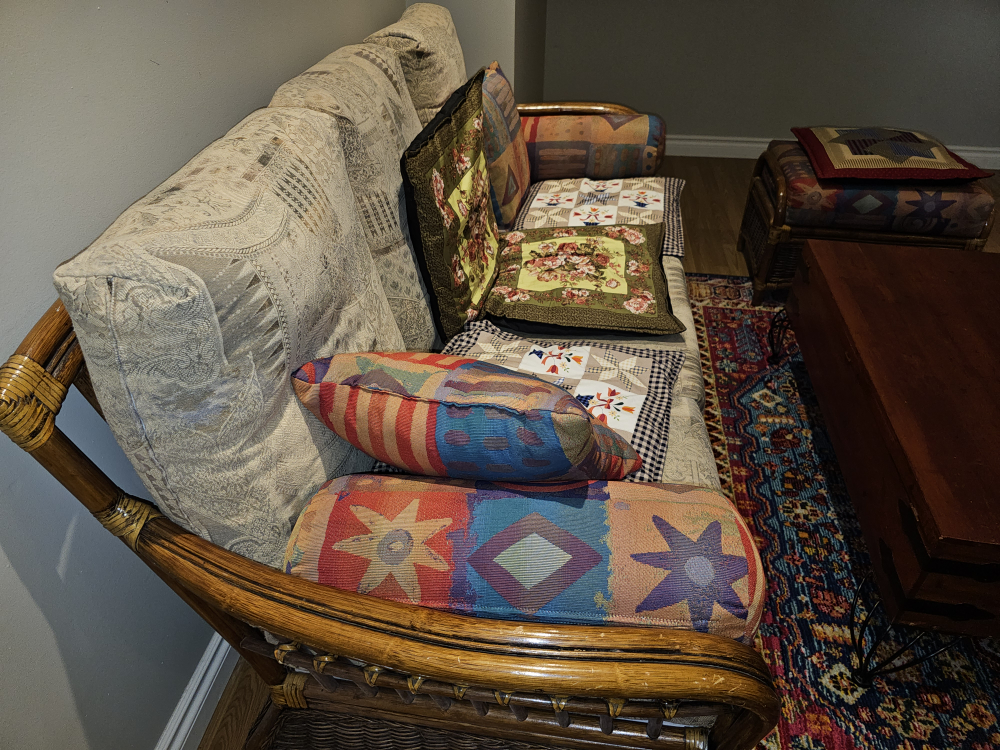 Rattan Sofa Set - photo 3