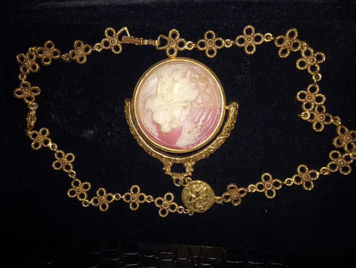 Vintage Cameo Necklace image indicator(2)