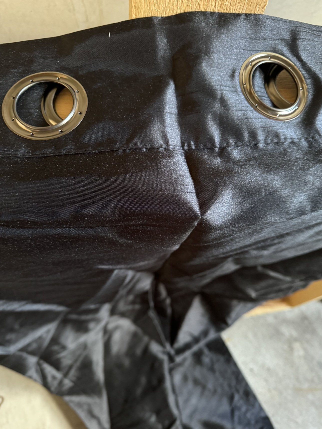 Set of 6 grey and Black Curtains 3 discount price - photo 4