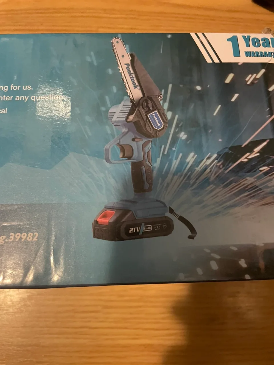 Peektook Cordless Mini Chainsaw image indicator(4)