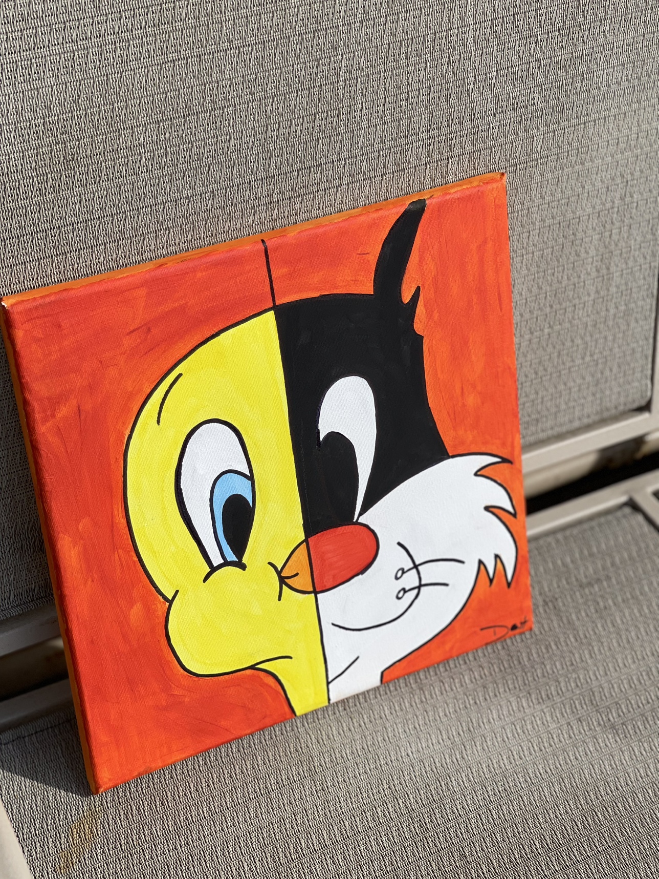 Tweety Bird and Sylvester Painting - photo 3