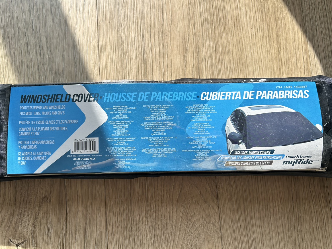Windshield Cover - Polar Extreme MyRide