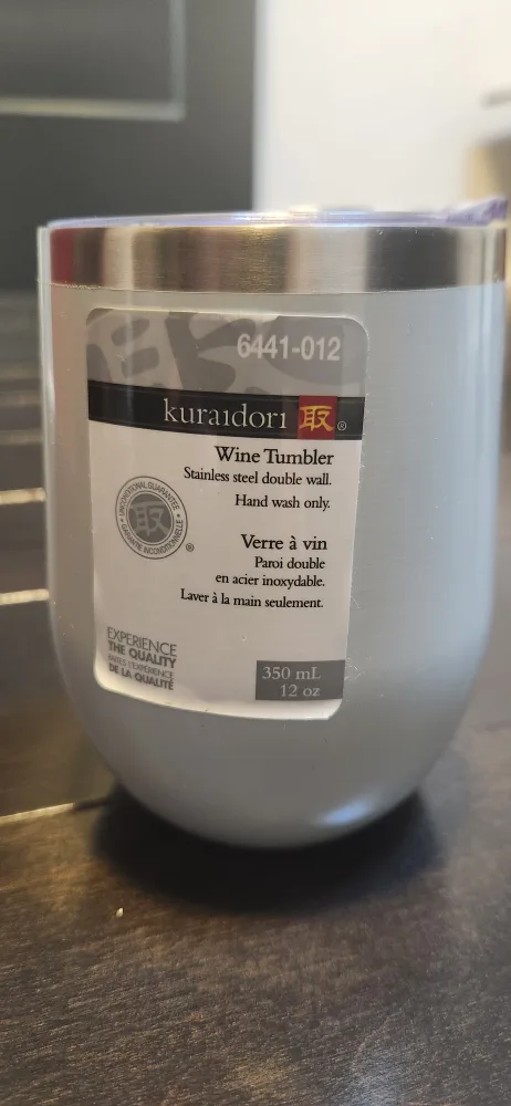 Kuradori Stainless Steel Wine Tumbler - 12 oz (350 mL) thumbnail