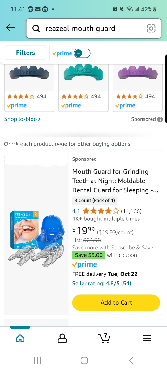 Moving sale ⚠️🚨 Reazeal mouth guard - photo 5