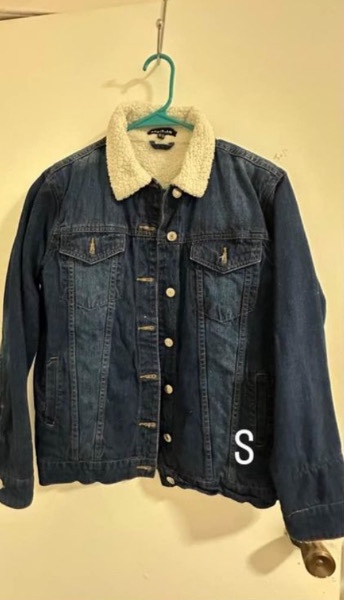 Denim Jacket with Fleece Lining