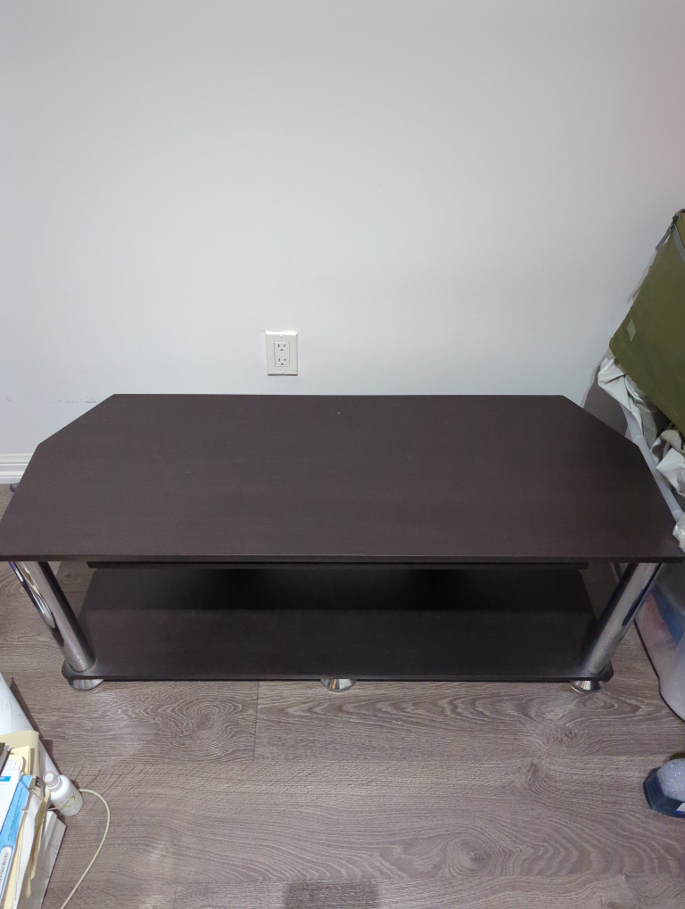 TV Stand with Chrome Legs - photo 2