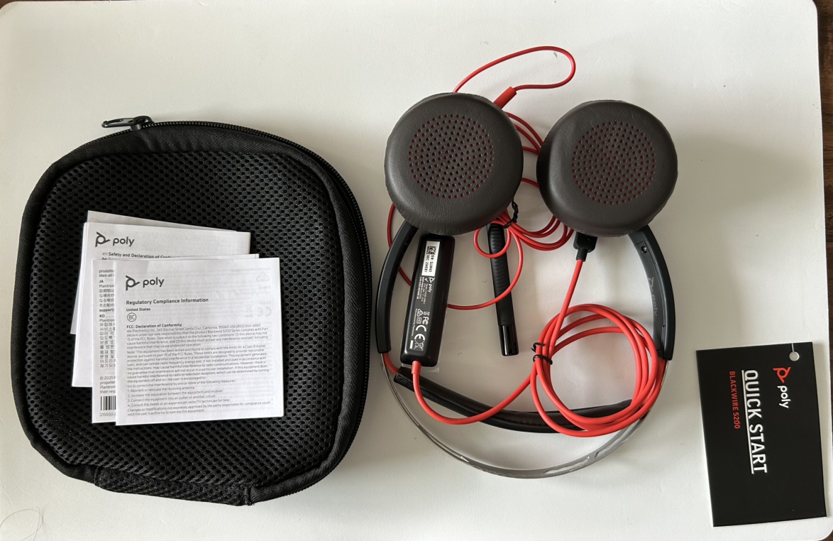 Poly Blackwire 5220 wired headset - photo 2