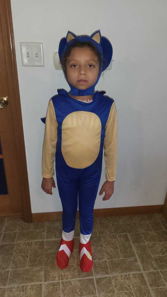 Halloween Costume Sonic The Hedgehog 7/8