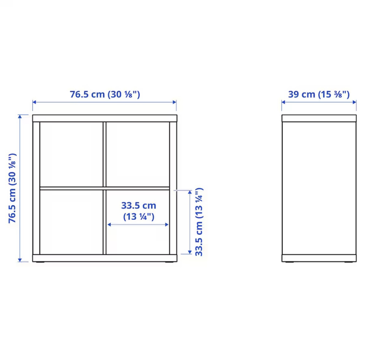 2 IKEA KALLAX Shelving Unit’s $50 for both - photo 2