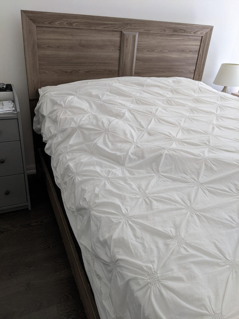 Queen Size Bed Frame with Box Spring