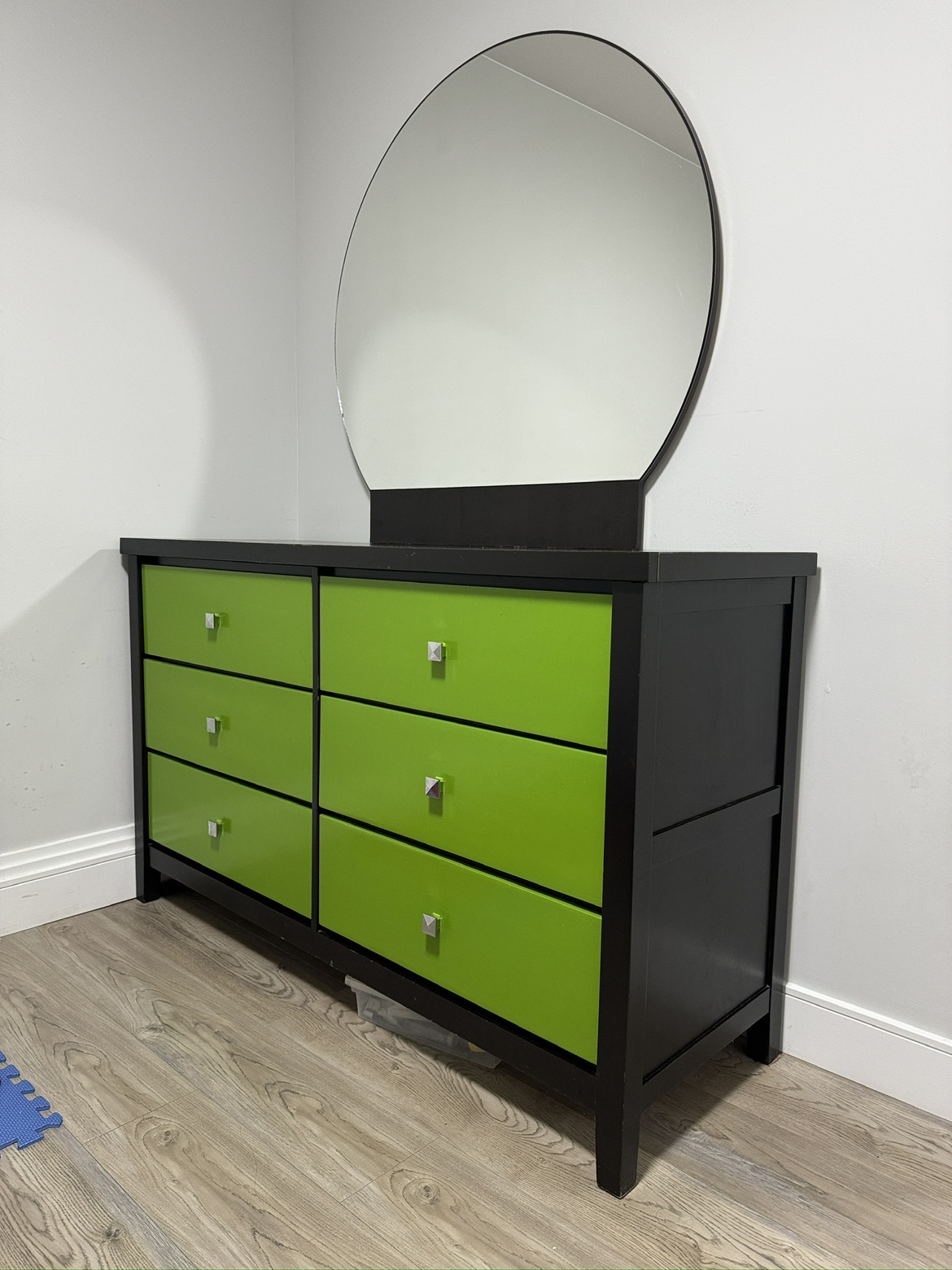 Six-Drawer Dresser with Mirror - photo 3