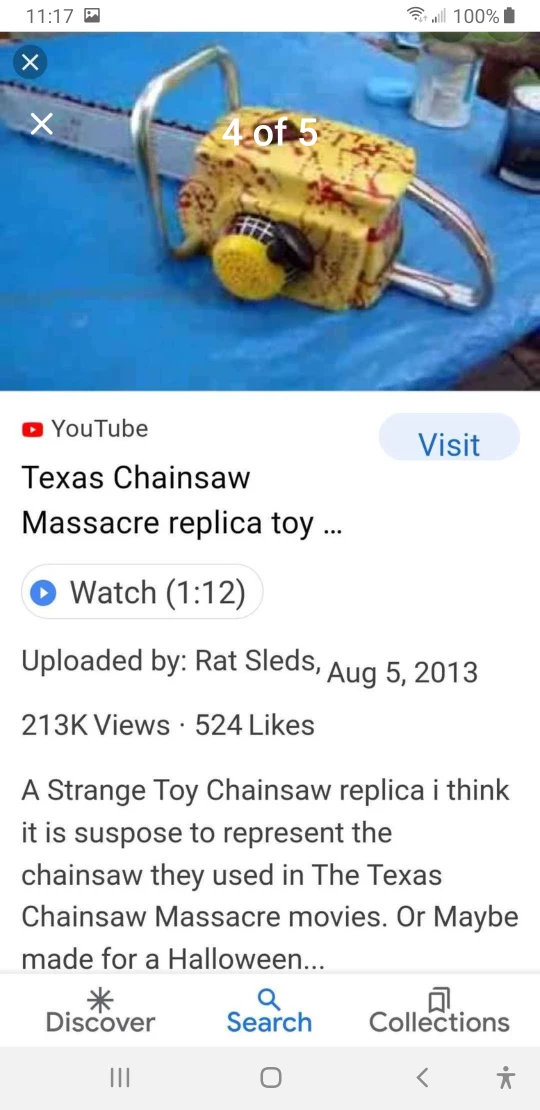 Chainsaw Replica Toy - photo 4