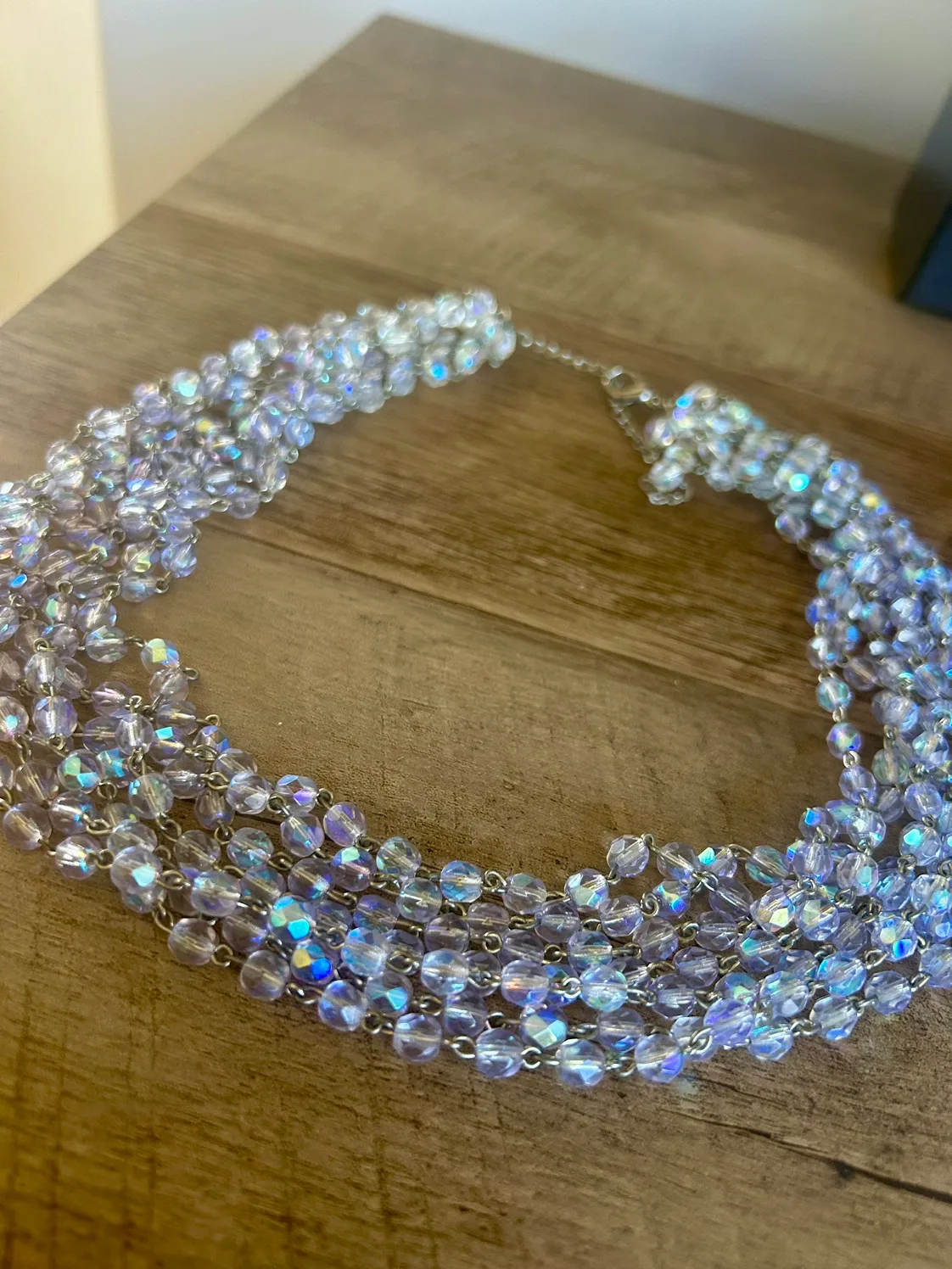 Iridescent Bead Necklace thumbnail